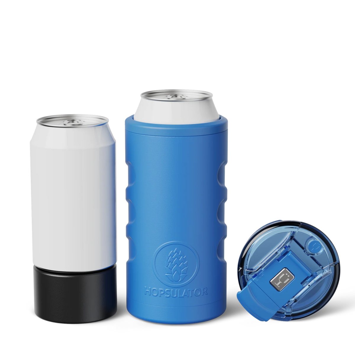 Retro Hopsulator Trio | Matte Azure | 12/16oz Standard Cans